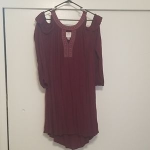 Wine country boho fall dress